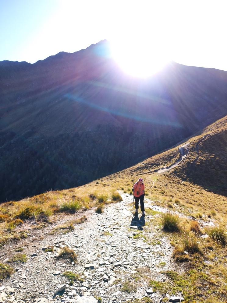 Raphaëlle lors de son année de césure en Nouvelle-Zélande,