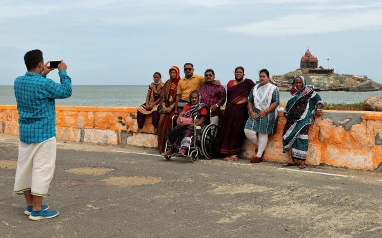 L'incontournable photo de famille à Kanyakumari