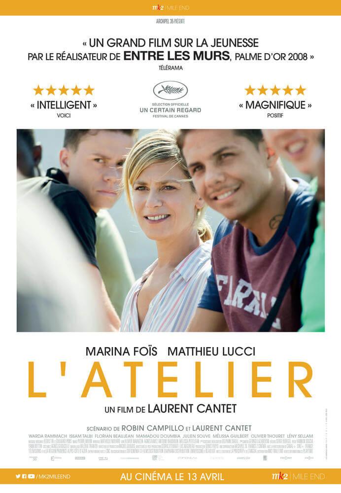 Affiche du film L'Atelier de Lanrent Cantet
