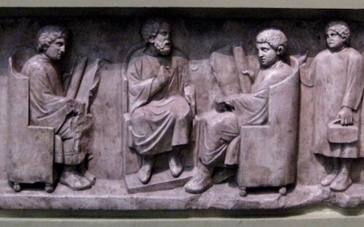 école au temps des romains