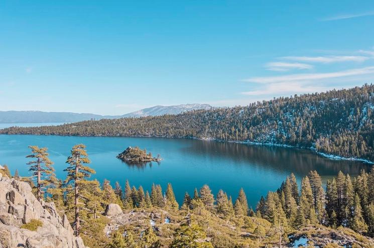 Vue du Lac Tahoe - Californie