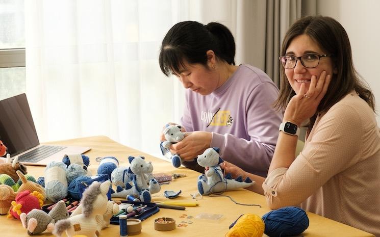 laurence et peluches