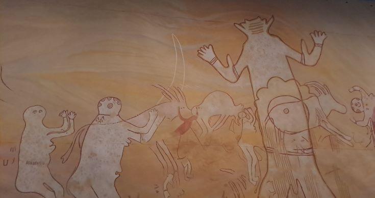 le grand dieu de sefar dans la tassili-n-ajjer