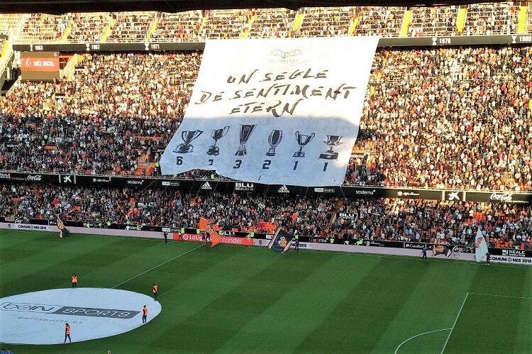 Le match a permis d'entammer les celebrations du centenaire du Valencia CF