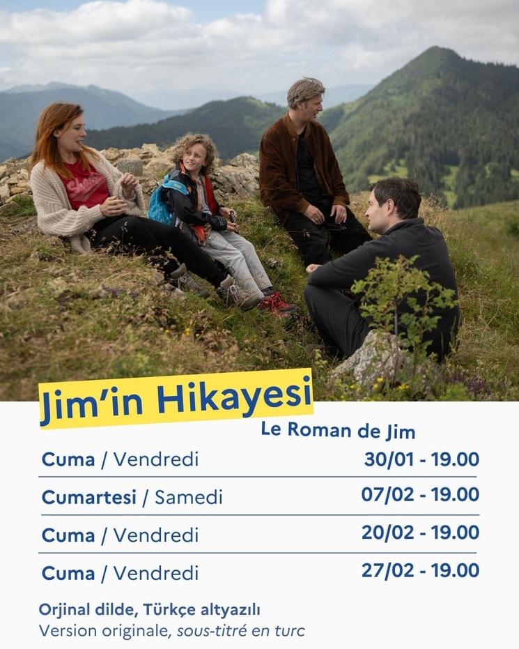 Le Roman de Jim, film d’Arnaud et Jean-Marie Larrieu projeté à l’Institut français d’Istanbul