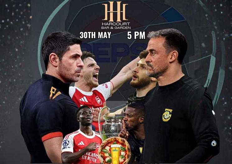 finale de la ligue des champios au Harcourt bar de Dublin