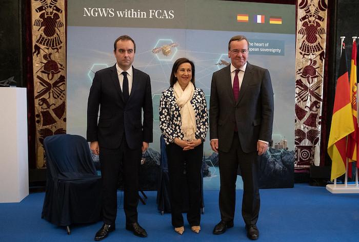 les 3 ministres de la defense de France, Espagne et Allemagne