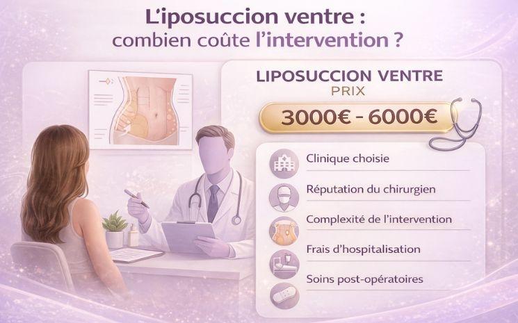 liposuccion ventre cout