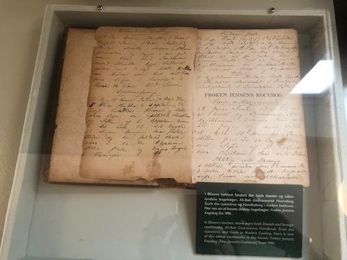 exemplaire livre cuisine Frøken Jensen Maison Karen Blixen