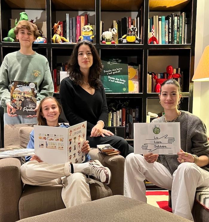 les responsables du livre solidaire madrid