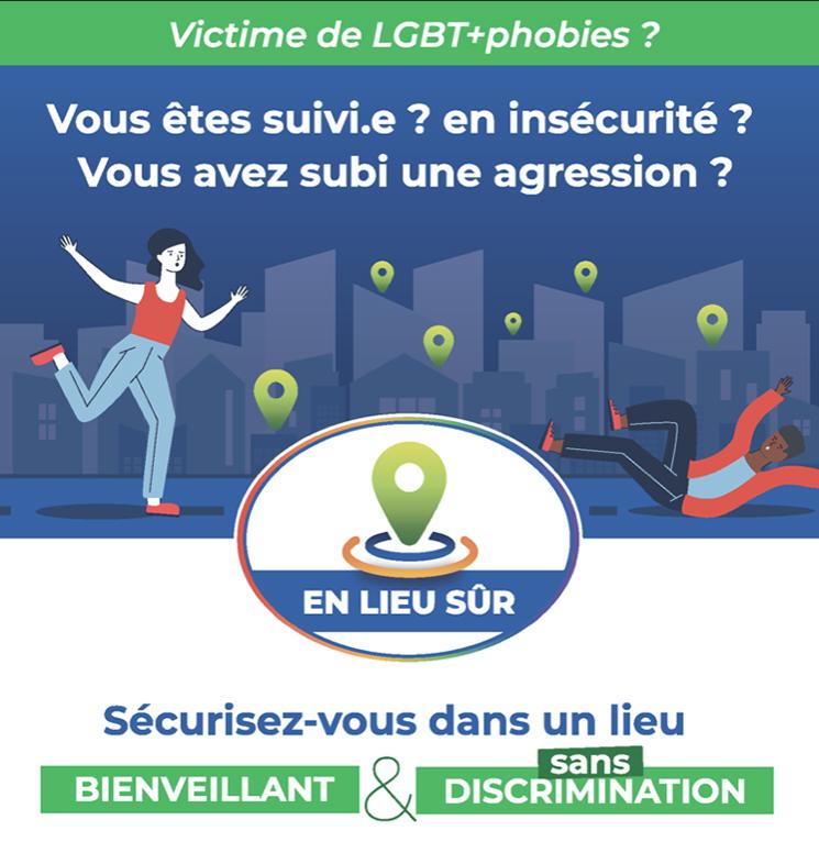 logo en lieu sur en Nouvelle Calédonie contre les violence faites au LGBT