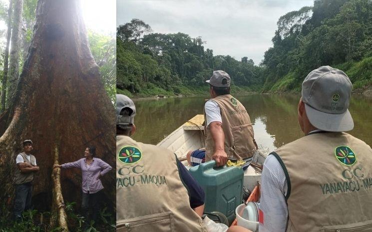 Lotty Morey et ses collègues, gardes forestiers
