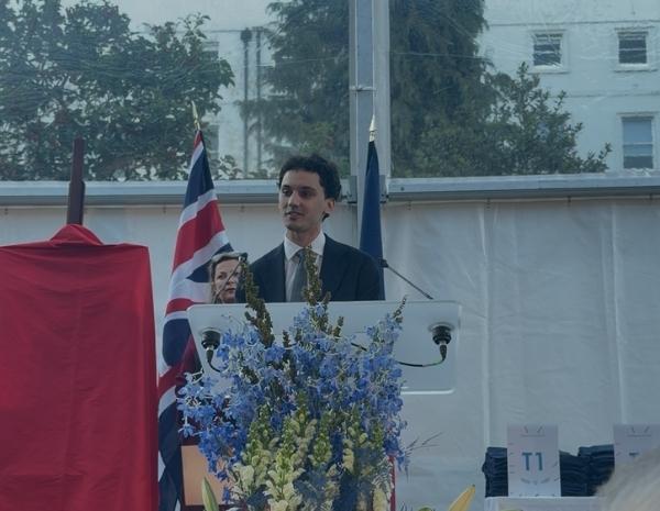 Martin Salla, ancien étudiant du lycée français Charles de Gaulle