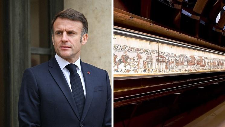 macron tapisserie Bayeux