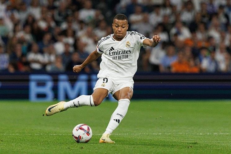Kylian Mbappé au Stade du Bernabéu
