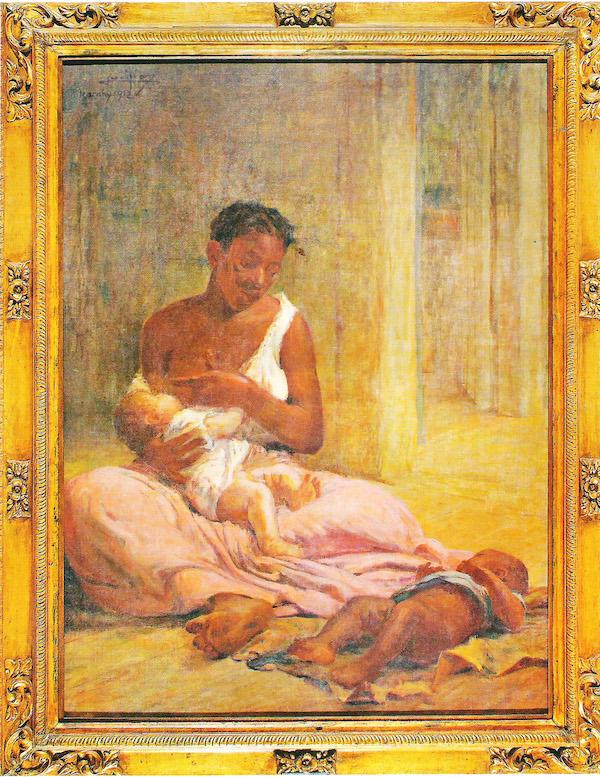 Peinture de Lucílio d'Albuquerques, Mãe Preta (1912)