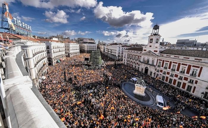 manifestation contre l'amnistie madrid