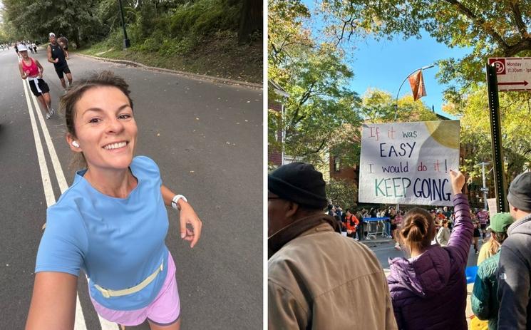 carole va faire son premier marathon de New York