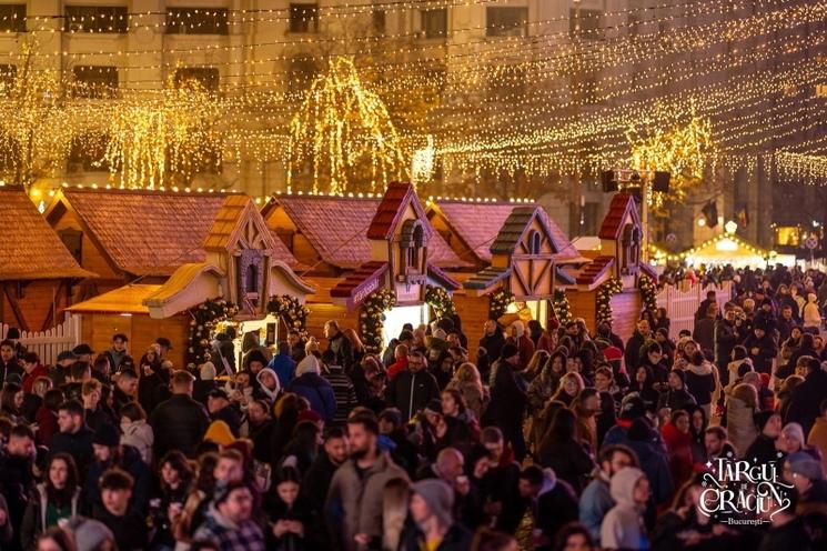 marché de Noël de Bucarest Roumanie