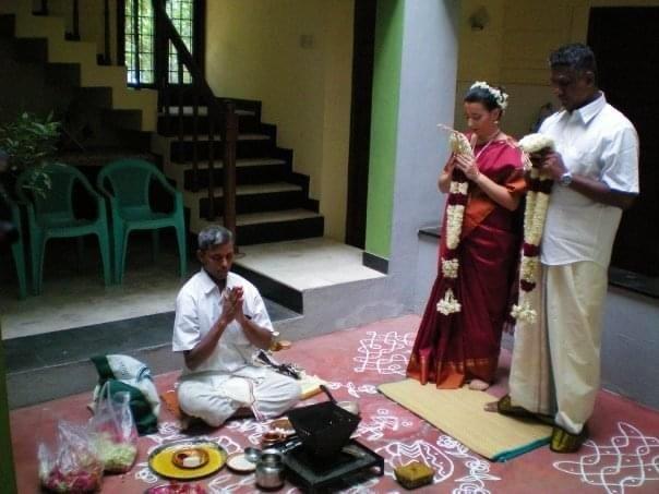 mariage Camille Karthic en 2009 à chennai