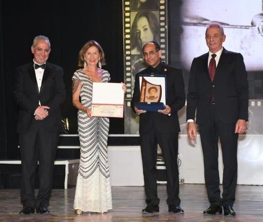 Marianne Borgo reçoit le Lifetime Achievement Award à Alexandrie en 2022