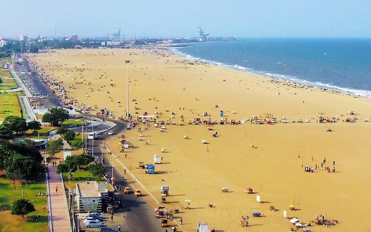 plage marina beach chennai