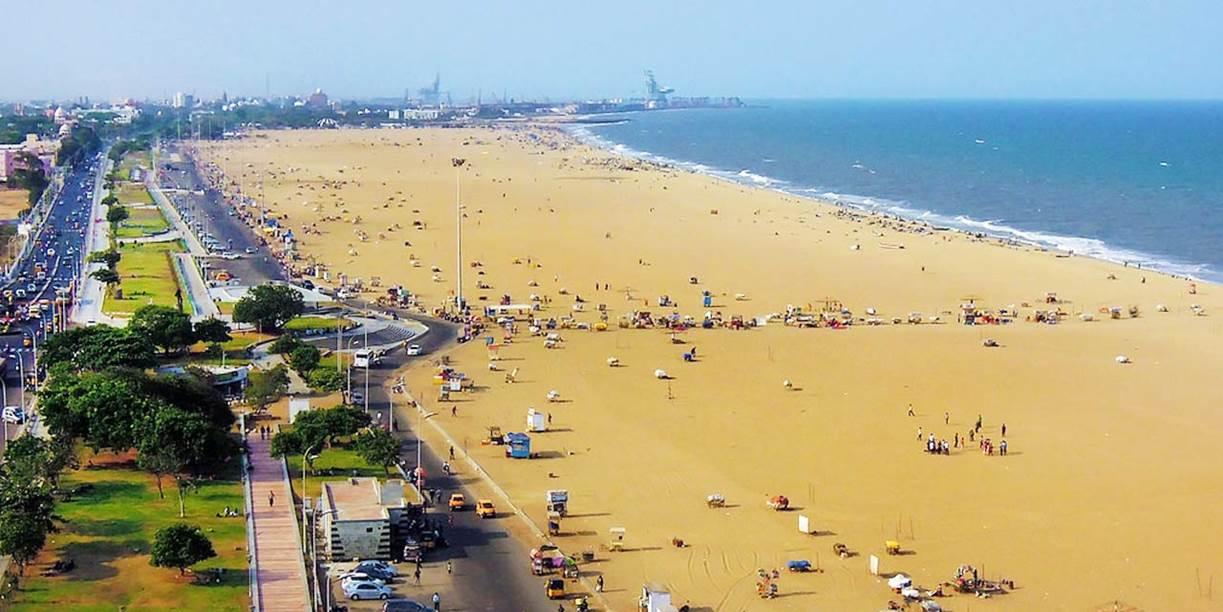 marina beach chennai inde india