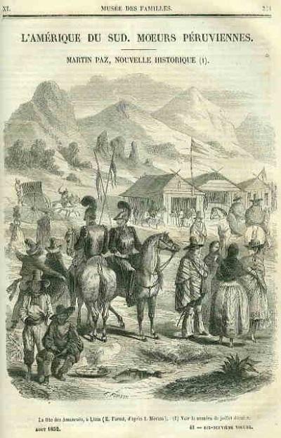 « Martin Paz », quand Jules Verne s’est inspiré du Pérou