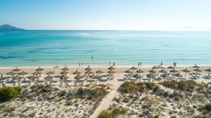 Plage privée du Grupotel Hotels & Resorts à Majorque