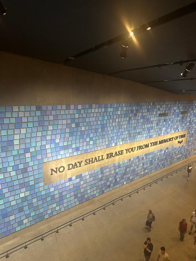 A l’intérieur du musée du mémorial du 11 septembre