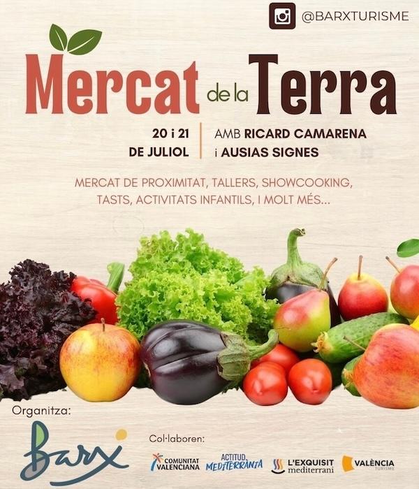 affiche du mercat de la terra de bax