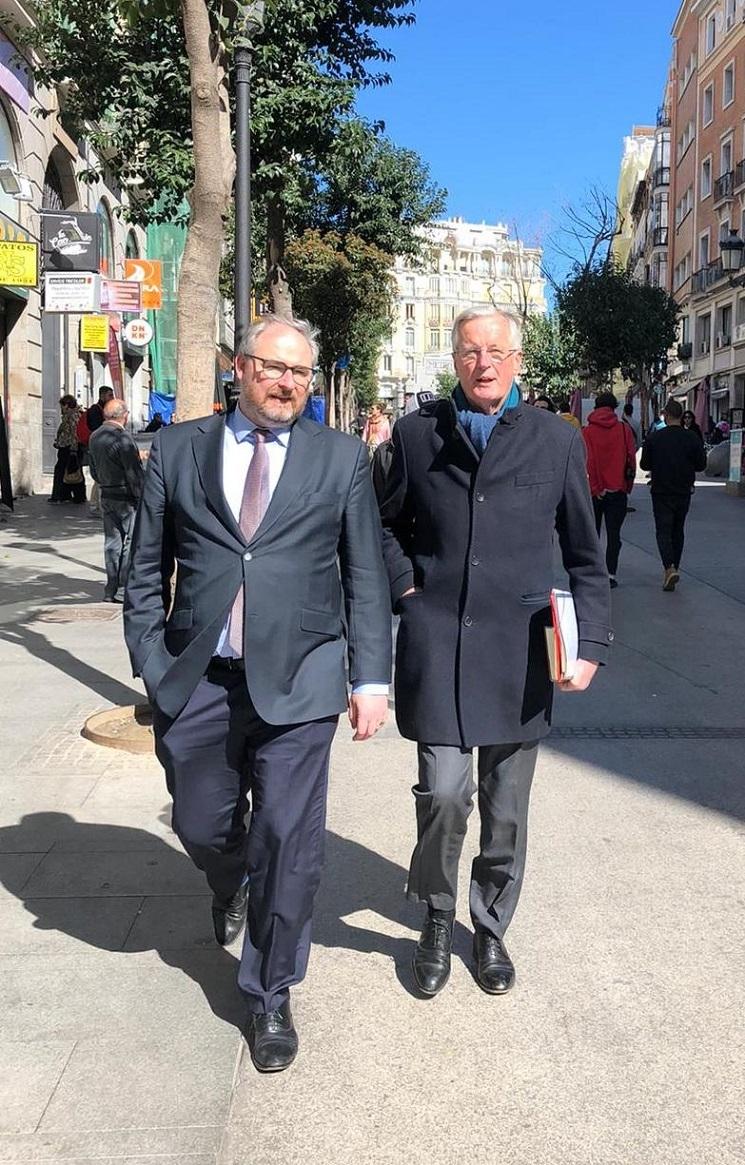 Michel Barnier et Ronan Le Gleut