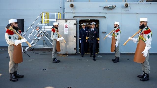 mission Jeanne d'Arc porte avion français à Copenhague