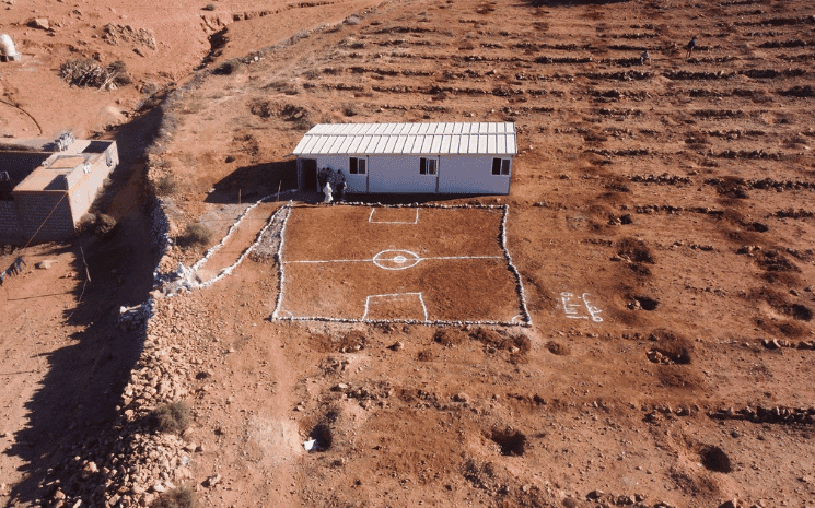 école vue aérienne