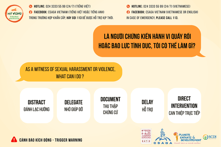 affiche sur les agressions sexuelles au vietnam