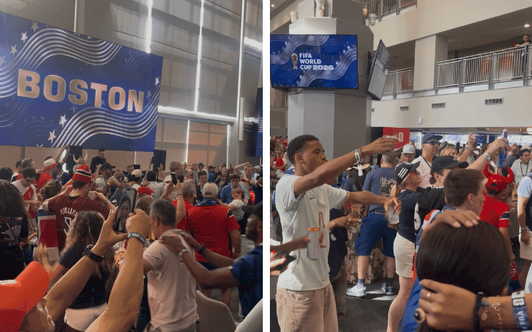 France Norvège à Boston pendant la coupe du monde
