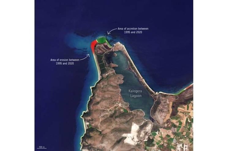 destruction des cotes grecques