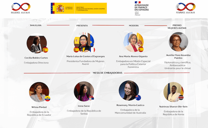 affiche ambassadrices Mujeres Avenir