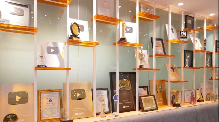 Mur des récompenses obtenues sur différentes plateformes