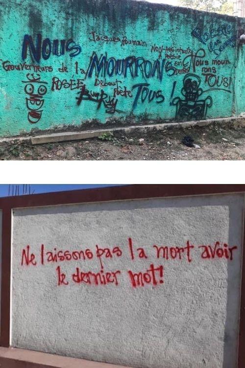 D'autres mots sur des murs
