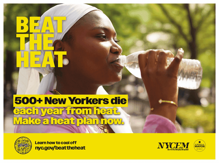 La canicule à New York