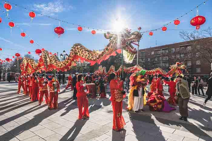 défilé nouvel an chinois à madrid