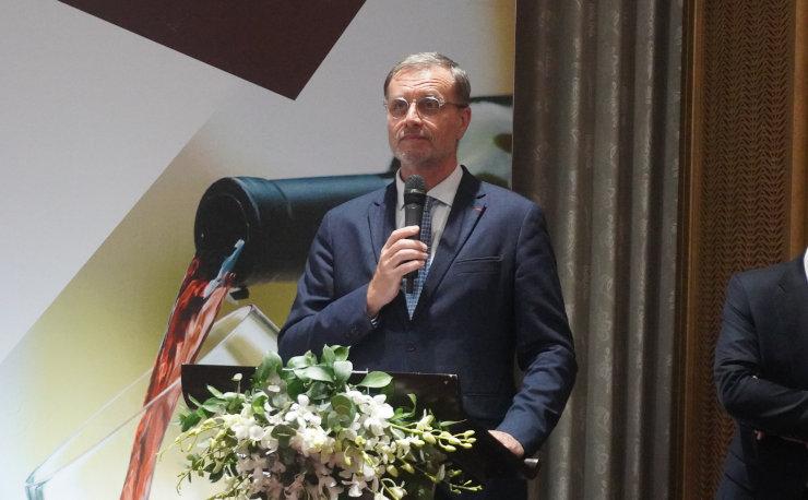 Olivier Brochet, ambassadeur de la France au Vietnam lors de l’événement