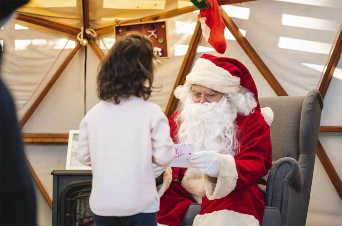 voir le père noel a Barcelone
