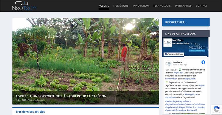 page d acceuil neotech nouvellecalédonie