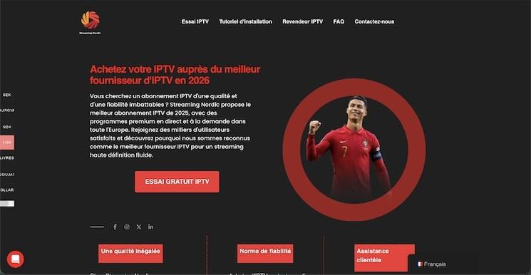 page française de Streaming Nordic.