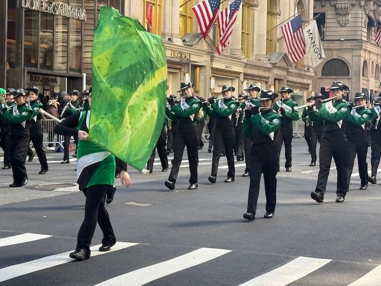 la parade de saint patrick à New York