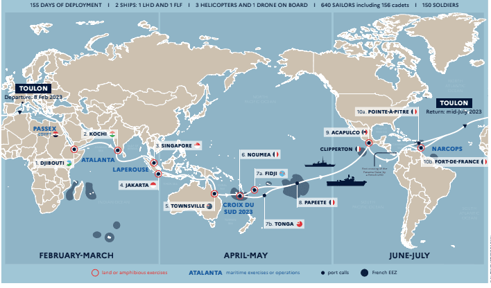 parcours mission Jeanne d'Arc 2023