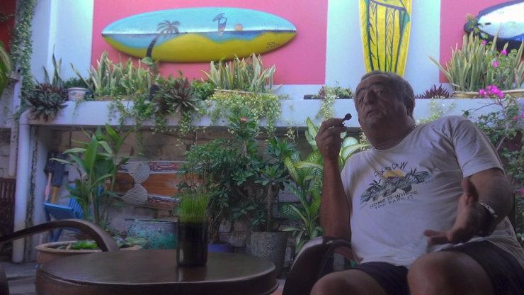 Pascal Lefebvre, créateur du Jibe, devant notre caméra