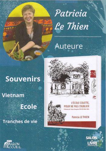 Patricia le thien, expatriee retraitee et auteure au Vietnam